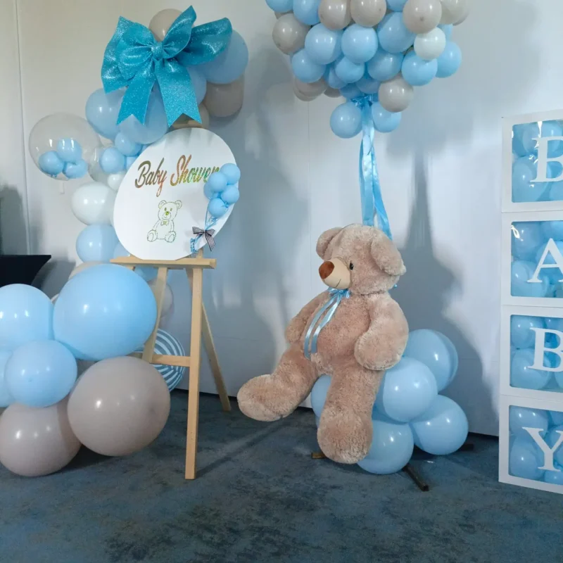 balonowa dekoracja baby shower baby shower dekoracje balonowe