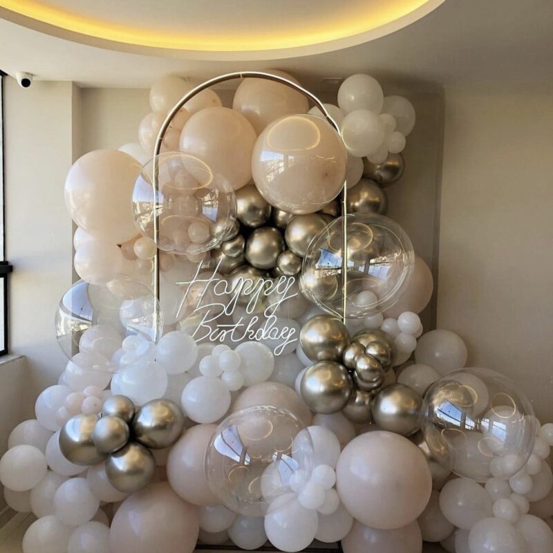 ścianka balonowa urodziny balony na otwarcie balony Ścianka balonowa na 18 urodziny