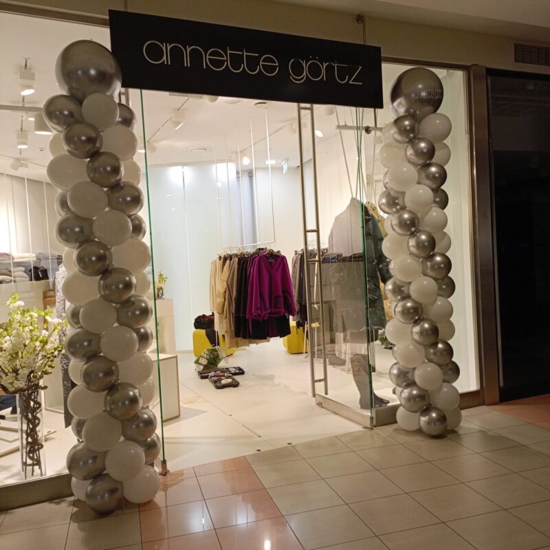 kolumny balonowe na otwarcie sklepu Kolumny balonowe w Gdyni