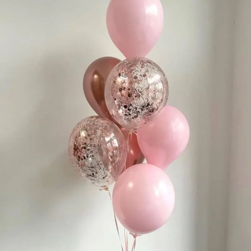 Różowa Chmura: Zestaw Balonów z Helem Balony z helem różowa chmura
