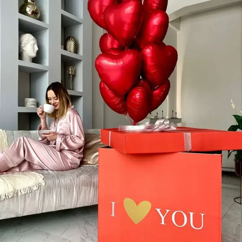 Pudełko z balonami