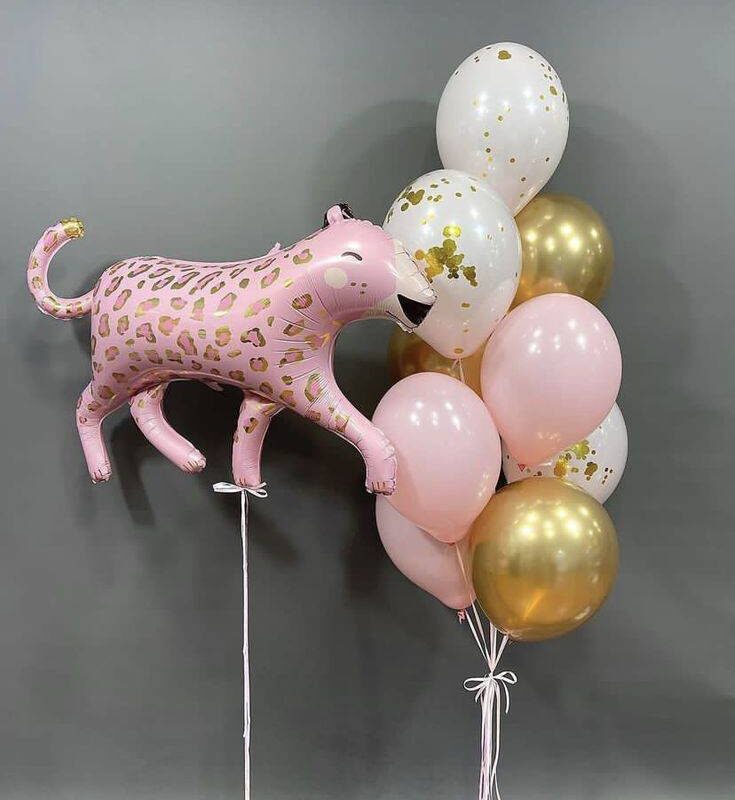 zestaw balonów z helem panterka- balony z helem Gdynia