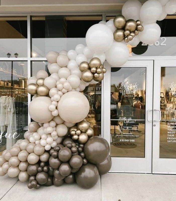 girlanda balonowa cappuccino