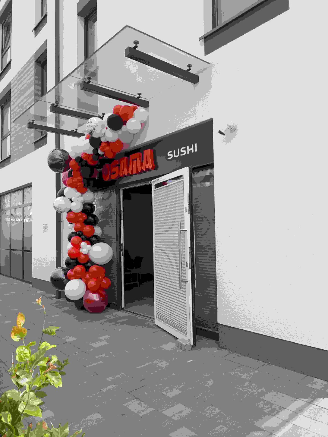 Girlanda z balonow organik