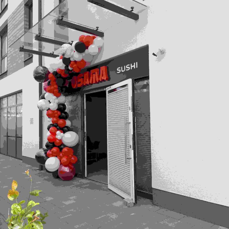 Girlanda z balonow organik