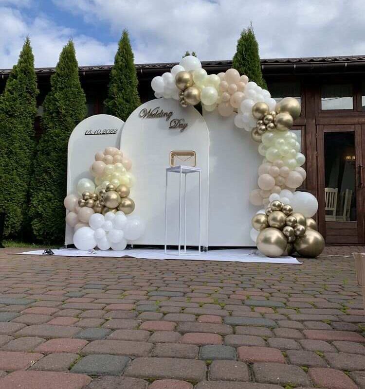 Ścianka balonowa wedding