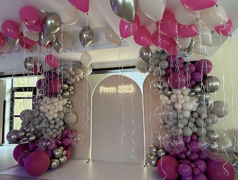 ścianka balonowa Prom
