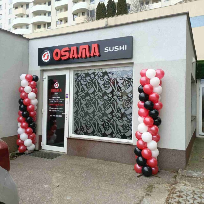 Słupki balonowe 3 kolory