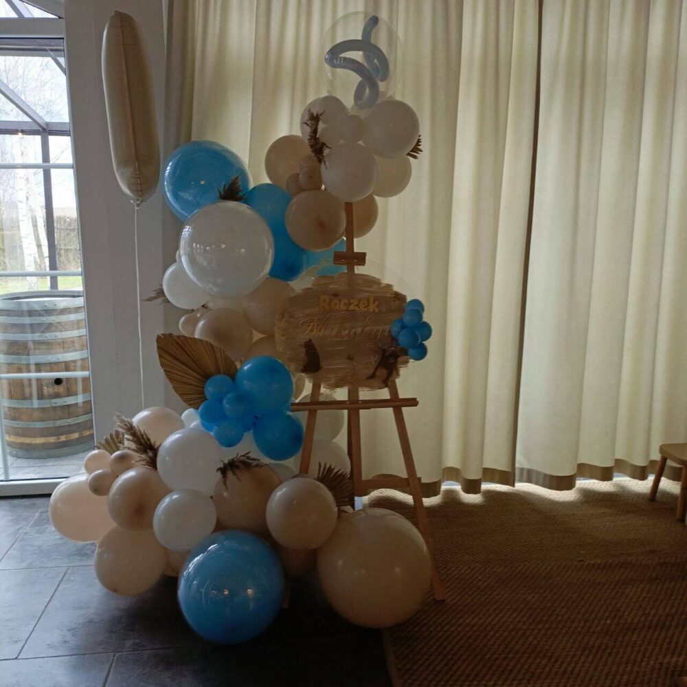 sztaluga z balonami na roczrk Sztaluga z balonami na roczek